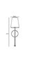 Opviq Brice - 8875-2P Negro y Crema